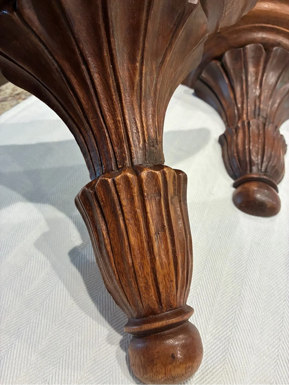 Vintage Ornate Carved Wood Wall Sconces wall shelves